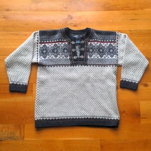 Squaw Valley Wool Nordic Designed Woman's Sweater Size 14 Excellent Condition